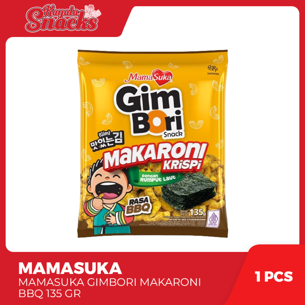 

MAMASUKA Gim Bori Makaroni Barbeque 135 gr - 1 Pcs