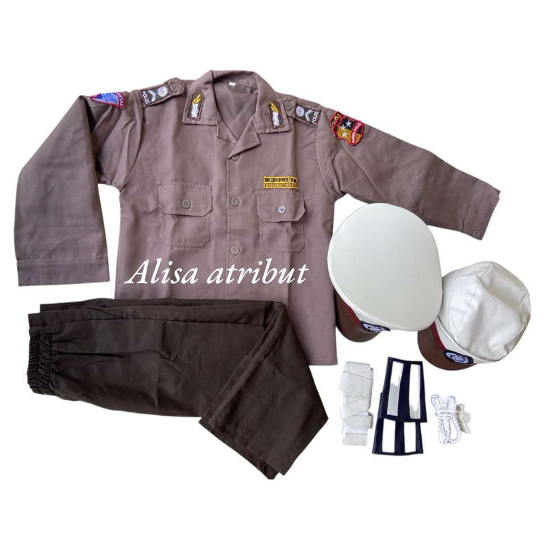 SERAGAM POLISI ANAK/BAJU POCIL/SERAGAM POCIL/BAJU PROFESI ANAK