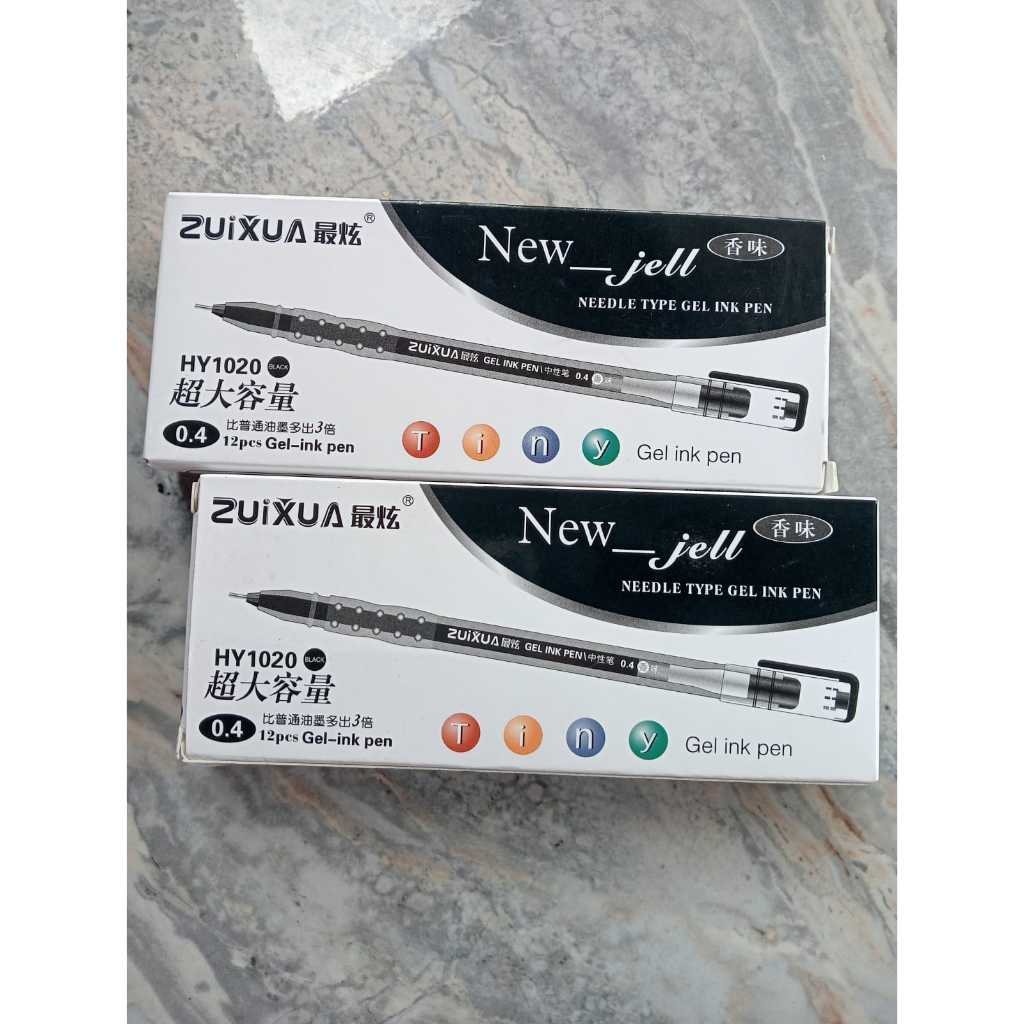 

pen gel zuixua 0.4 mm/ new jell/ gel ink pen/ atk murah/ atk grosir