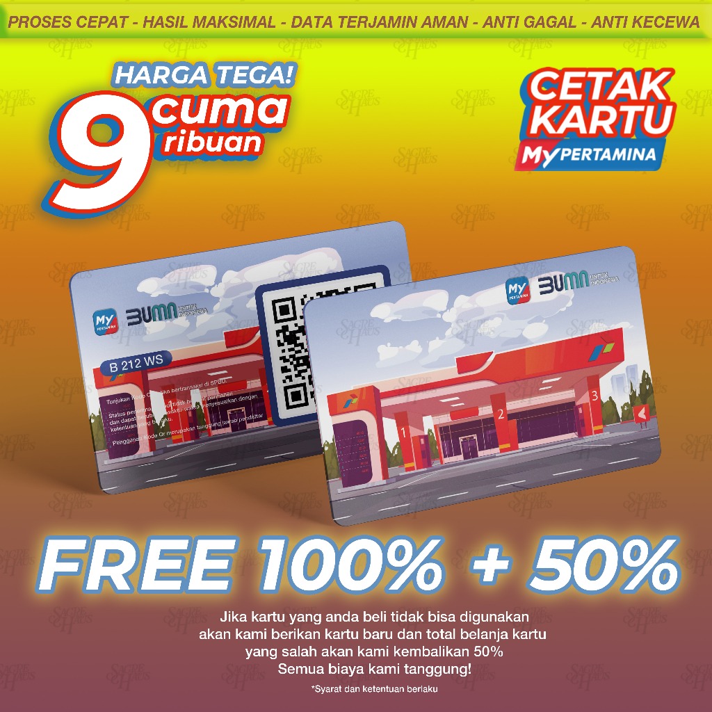 

CETAK BARCODE PERTAMINA BIKIN KARTU MYPERTAMINA BIKIN KARTU ISI BENSIN BASIC DESIGN SILVER CARD