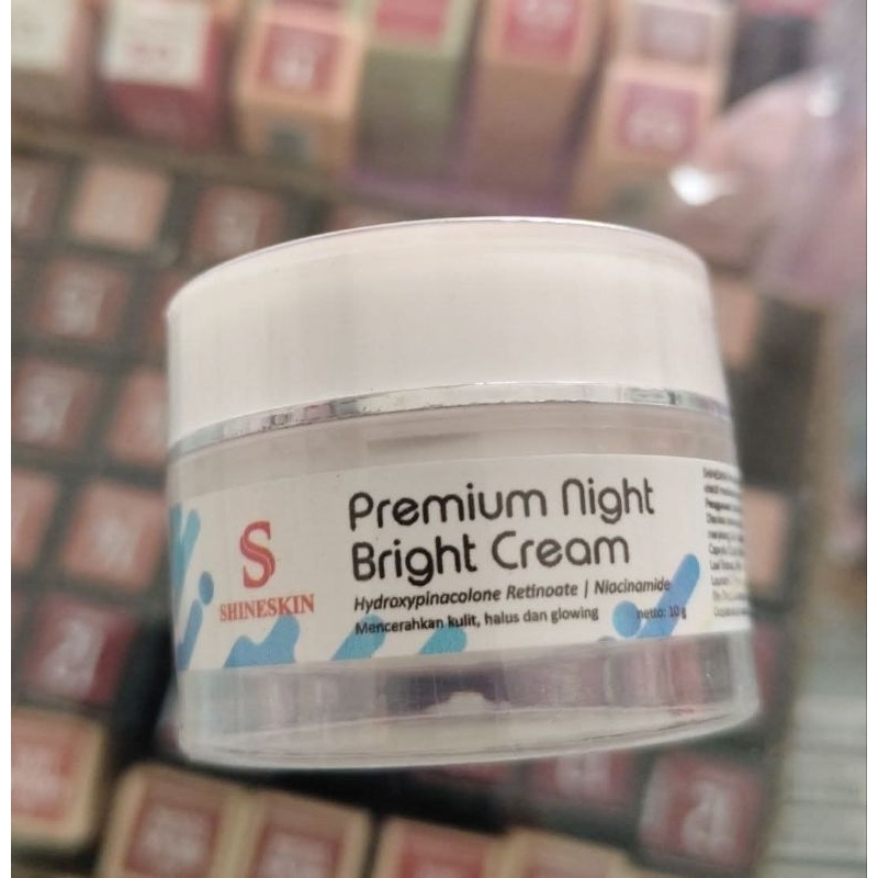 shineskin  premium bright nigh cream (l1 l2 l3)
