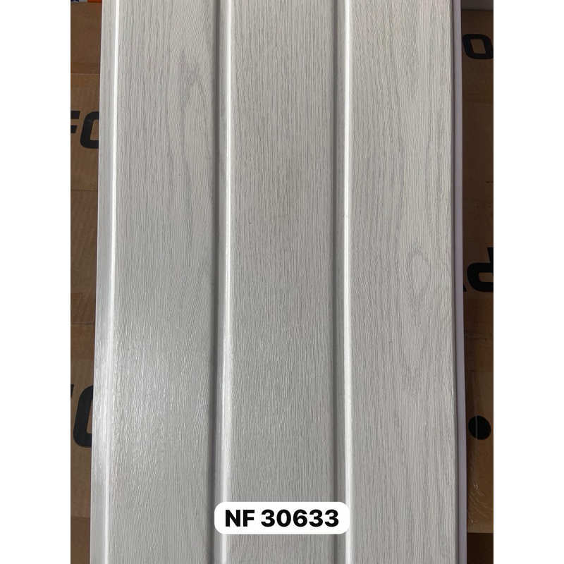 Plafon Pvc Motif Serat Kayu Putih Alfafon (NF 30633)