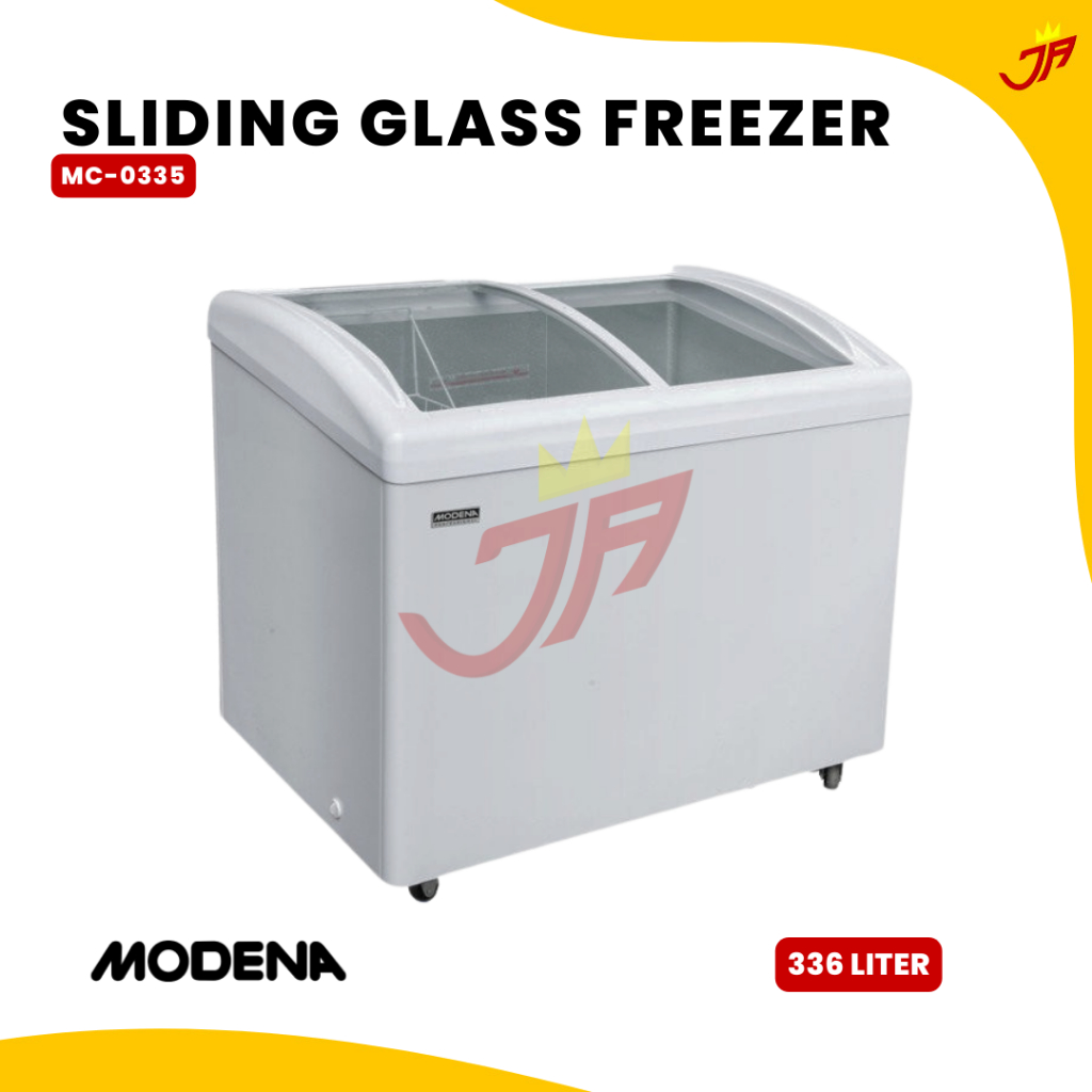 MODENA Sliding Glass Freezer Modena Mc 0335 /Frezeer Sliding Curve Glass Modena Mc-0335/Freezer Slid