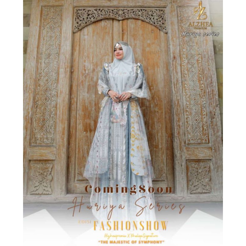 HURIYA GAMIS DRESS SERIES BY ALZHEA PREMIUM EDISI LEBARAN TERBARU