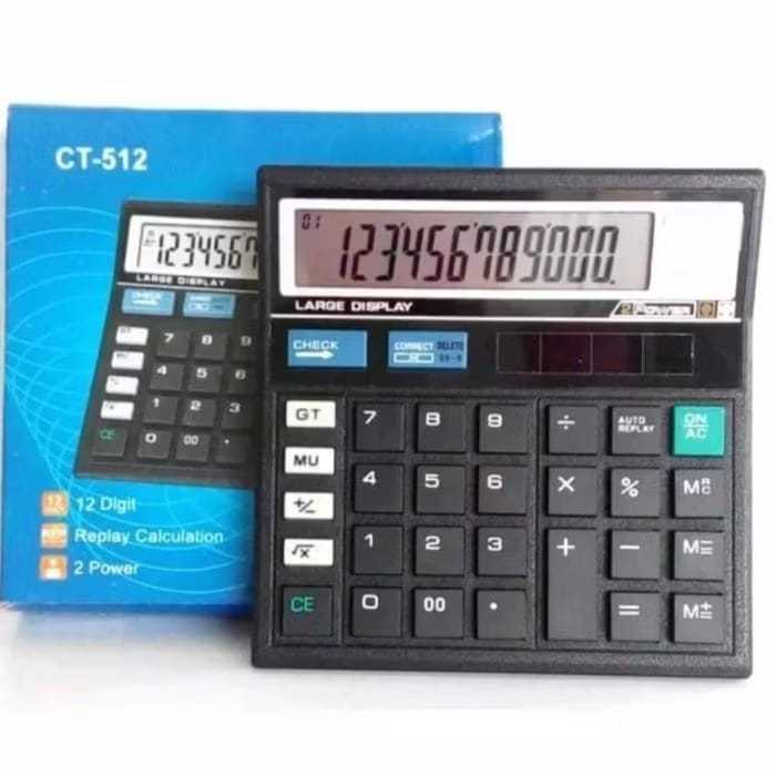 

Calculator Kalkulator Murah tipe SDC512 512 Warna Menarik 12 Digit CT