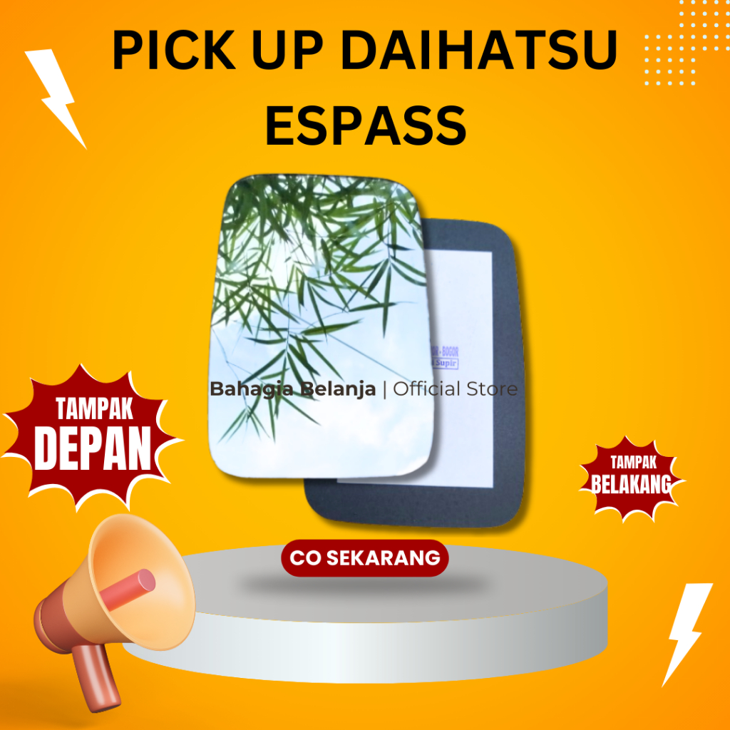 Kaca Spion Pickup Espass Daihatsu Kaca Saja Tanpa Frame Kaca Spion Pickup Daihatsu Espass Kanan Kiri