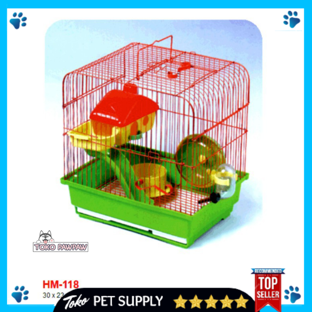 Kandang Hamster Kecil Octagon HM-118 Rumah Hamster Cage Marmut Hewan Pengerat