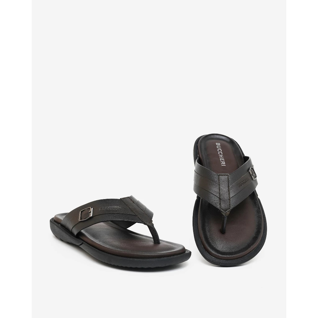 BUCCHERI Sandal Kulit Pria Jepit Orest - BR3240