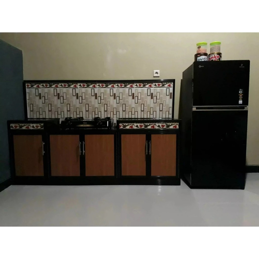 200*45*120 rak wastafel 5 pintu tiang alumunium/rak wastafel/rak kompor/rak piring/rak wastafel alum