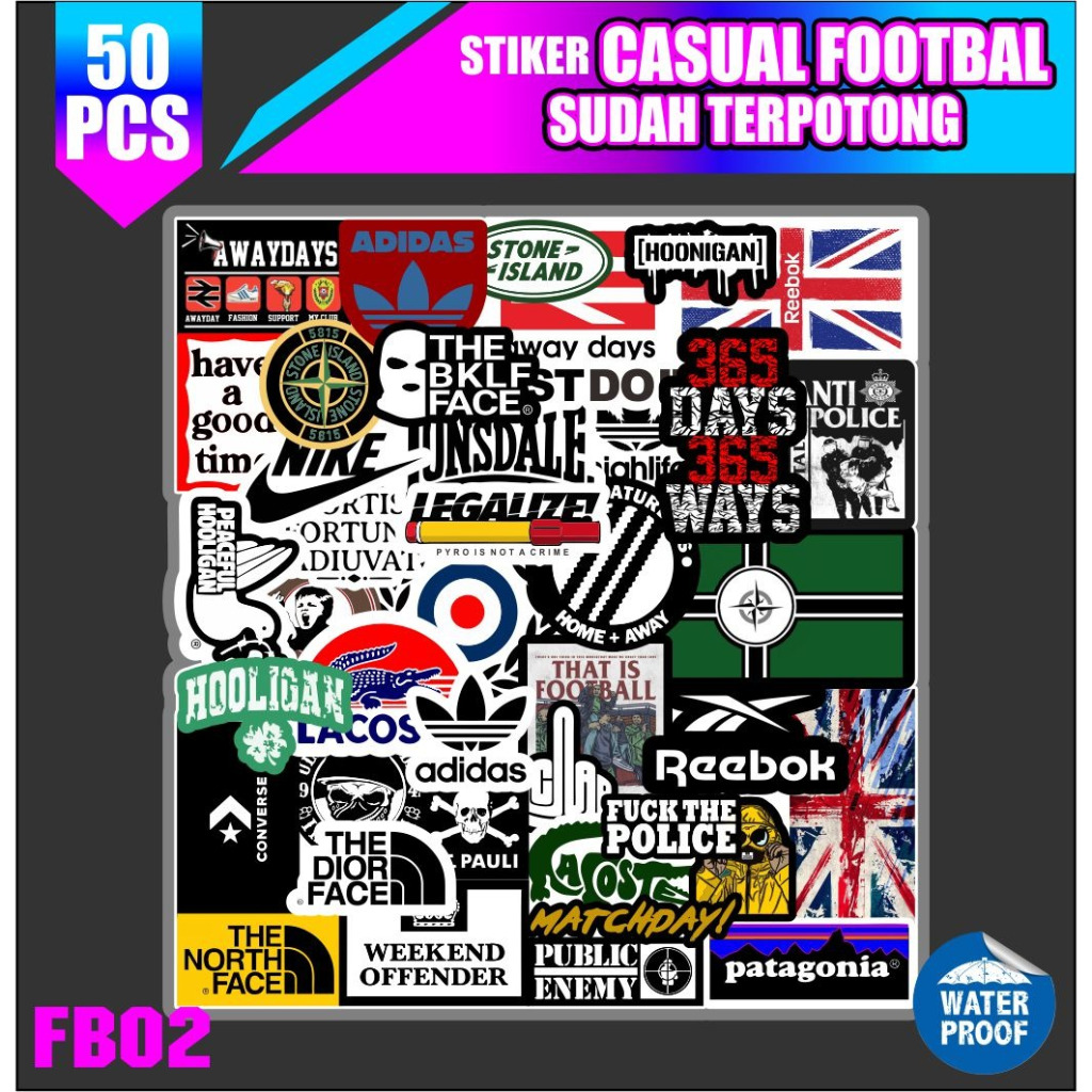 

Stiker Casual Football Sudah Terpotong 50 Pcs