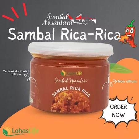 

VW Sambal Rica Rica khas manado Vegetarian tanpa bawang