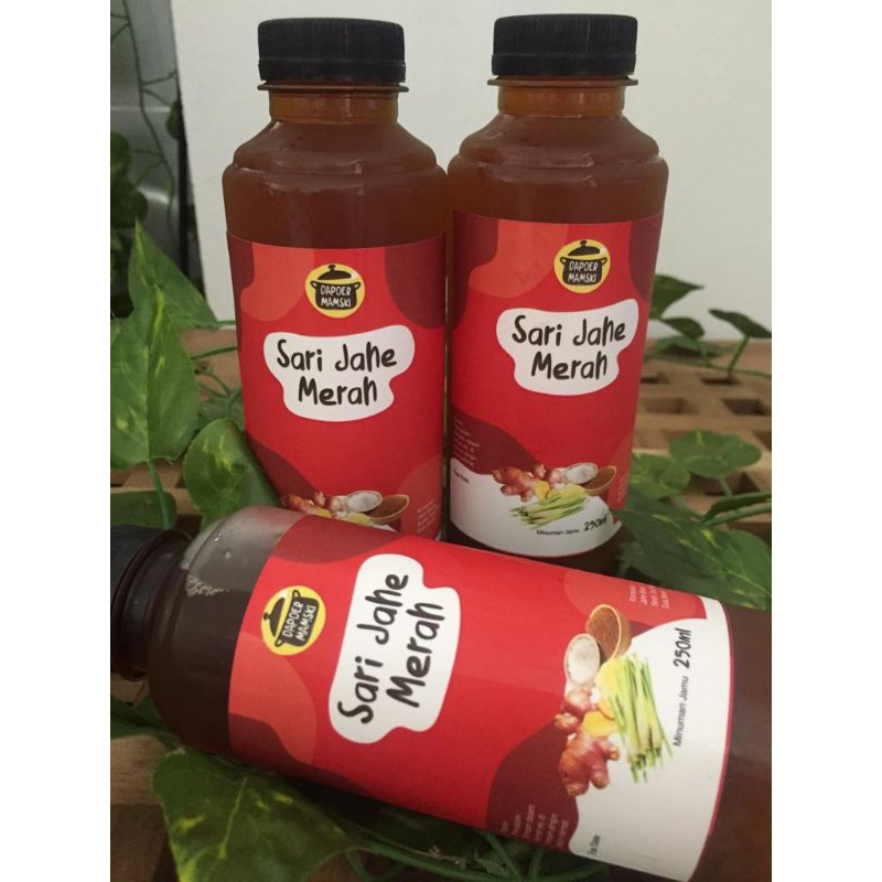 

minuman tradisional Jahe Merah cair