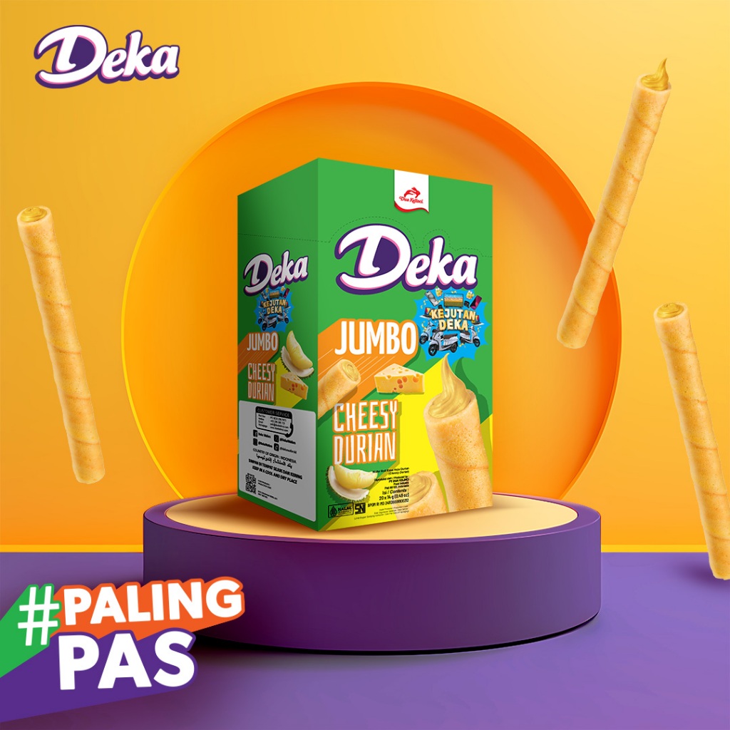 

DEKA Wafer Jumbo - Cheesy Durian (20x14g)