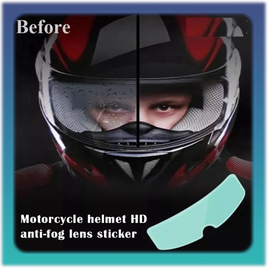 Anti Fog Helm Stiker Anti Air Helm Motor Antifog Anti Air Hujan