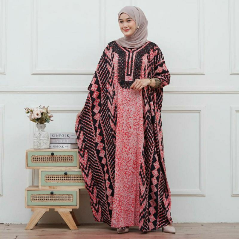 kaftan rayon premium kaftan etnika rayon busui kaftan jumbo kaftan kondangan