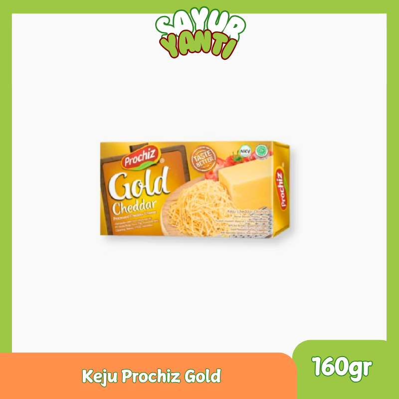 

Prochiz Gold Cheddar 160gr - Sayur Yanti