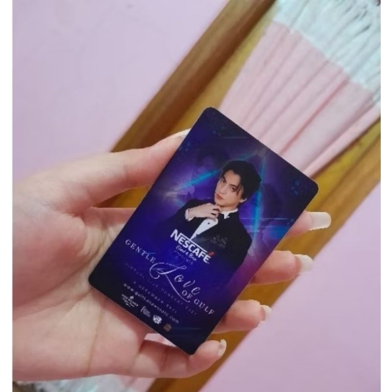 Gulf Kanawut Photocard Gentle Love of Gulf Ticket Card
