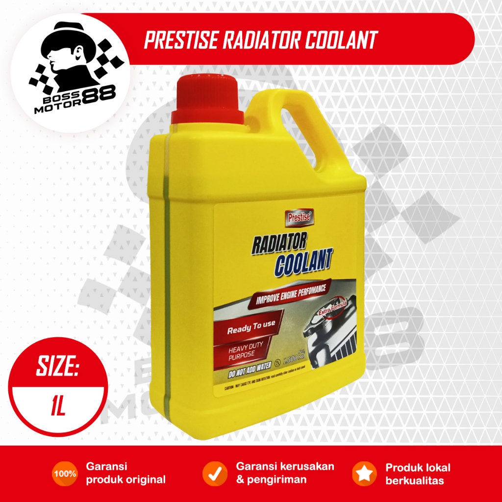 Prestise Air Radiator Coolant 1L Cairan Radiator Untuk Semua Jenis Motor Mobil Termurah dan Berkuali