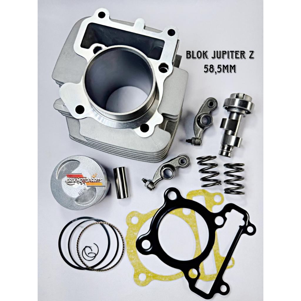 BLOK BORE UP JUPITER Z VEGA R NEW PISTON 58,5 CYLINDER BLOK BORE UP JUPITER Z VEGA R