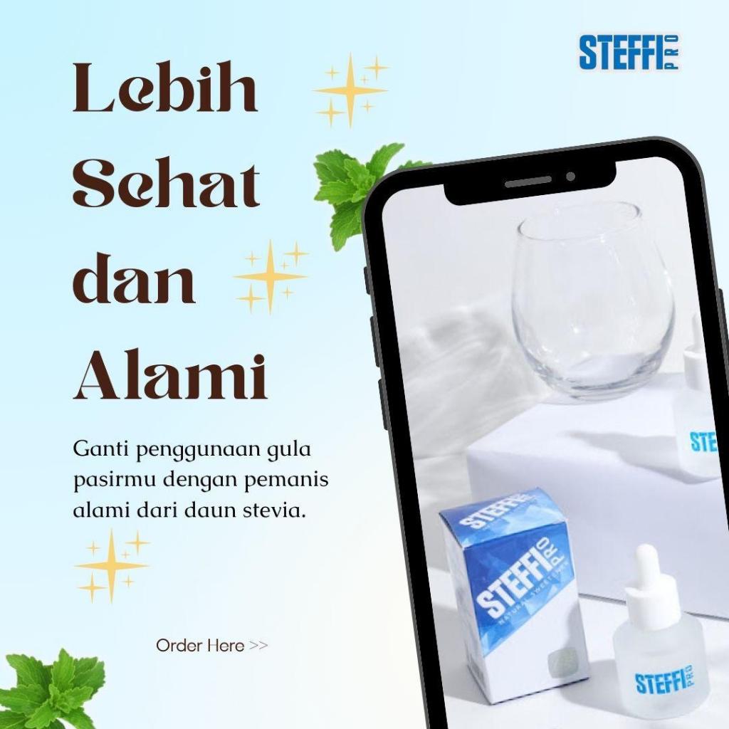 

Stevia/Pengganti Gula Steffi Pro alami 100% ORI Nol Kalori