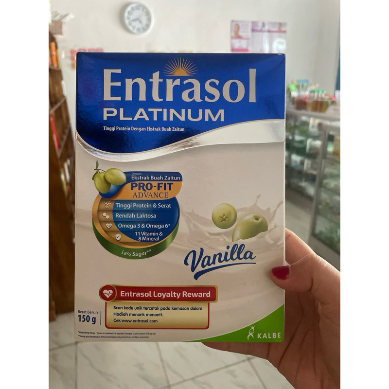 

Entrasol Platinum 150 gram Vanila