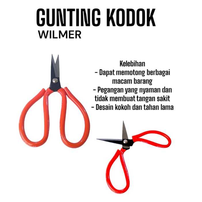 

WILMER Gunting Kodok Tajam Serbaguna