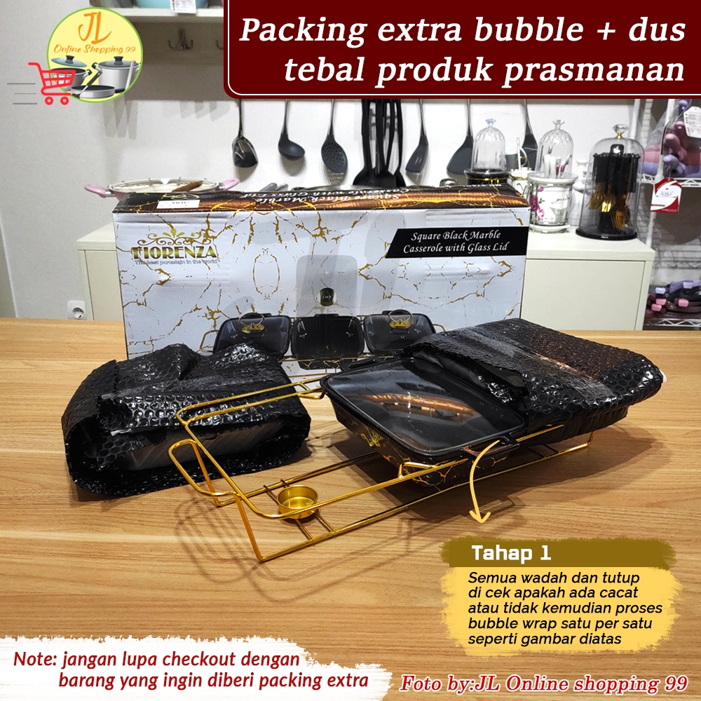 

JL Online shopping Packing dus bubble prasmanan set