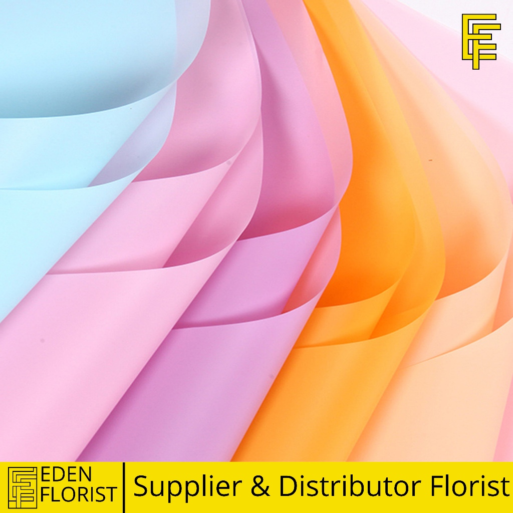 

EdenFLorist COD Flower Wrapping Paper Varian Polos Full Color Kertas Buket Bunga Cellophane Florist KB01