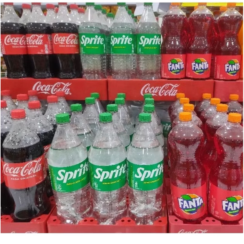 

Fanta,coca cola,sprite 1 ltr