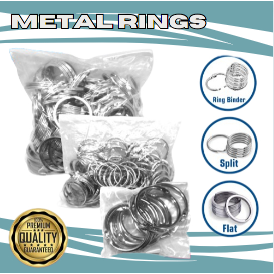 100 PCS 22mm 28mm  Gantungan Kunci Terpisah Ring Pengait & Hiasan Gantungan Kunci Datar