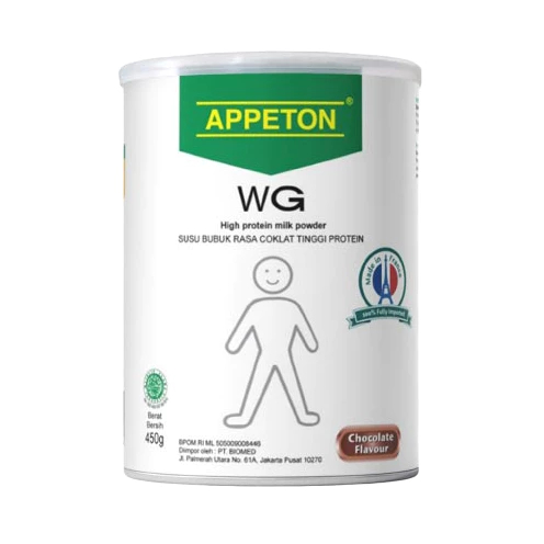 

APPETON WEIGHT GAIN 450 GRAM RASA COKLAT SUSU PERTUMBUHAN TINGGI PROTEIN