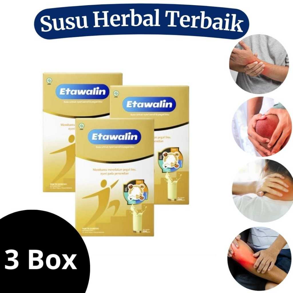 

(Original) 3 Box Etawalin Susu Kambing Etawa / Susu Etawalin Nyeri Sendi Asam Urat dan Kesemutan