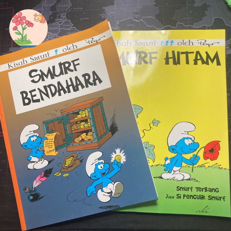 Kisah Smurf : Smurf Hitam & Smurf Bendahara (2 buku)