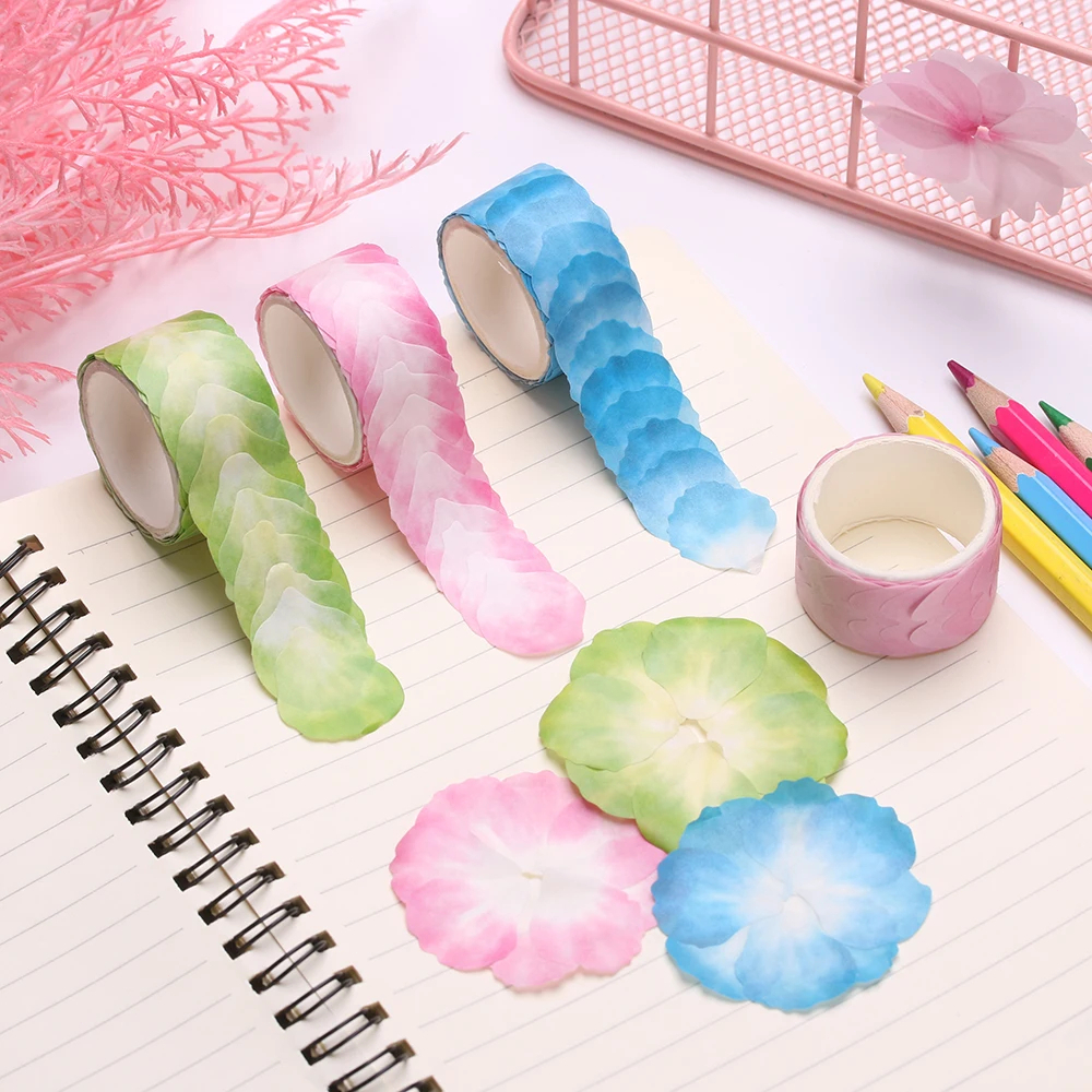 

200 lembar Stiker bunga/Set Stiker Washi DIY Estetika Dekoratif/Set Stiker Washi Buku Tempel