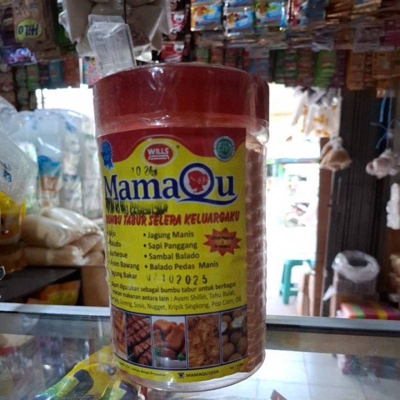 

Bumbu tabur mamaqu 1kg Toples (Rasa balado)