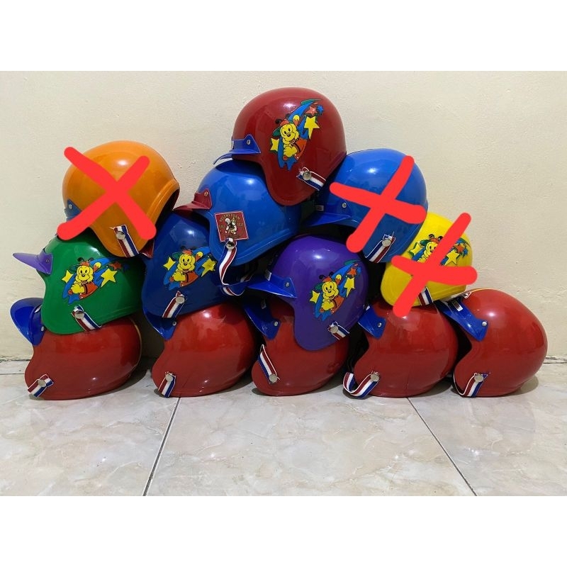 HELM LAWAS, JADUL, KLASIK KIWI BMX ANAK ORIGINAL