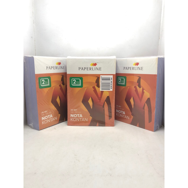 

Buku Nota 2 Ply Paperline Tanggung / Nota 2 Ply / 1 Pak isi 10 pcs