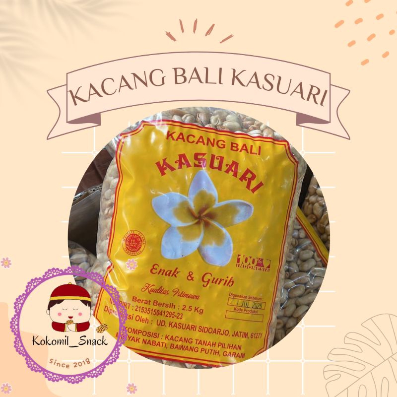 

Kacang Bali Kasuari 500gr