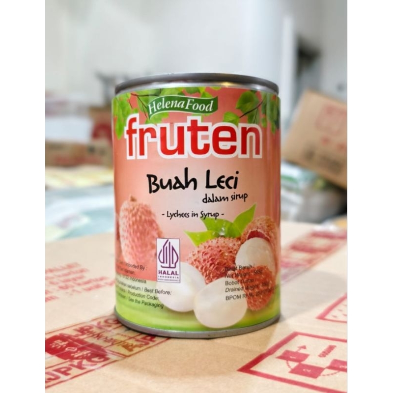 

Fruten Lychee in Syrup Buah Leci Kaleng 565gr