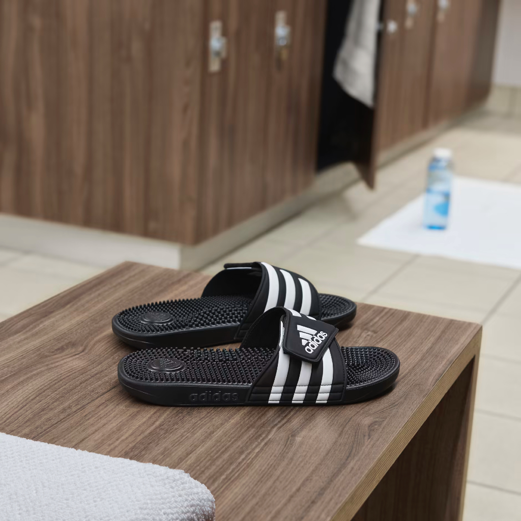 Sandal Adidas Adissage Slides Original - Sandal Selop Kesehatan Adidas - Sandal Slip On Adidas Adisa
