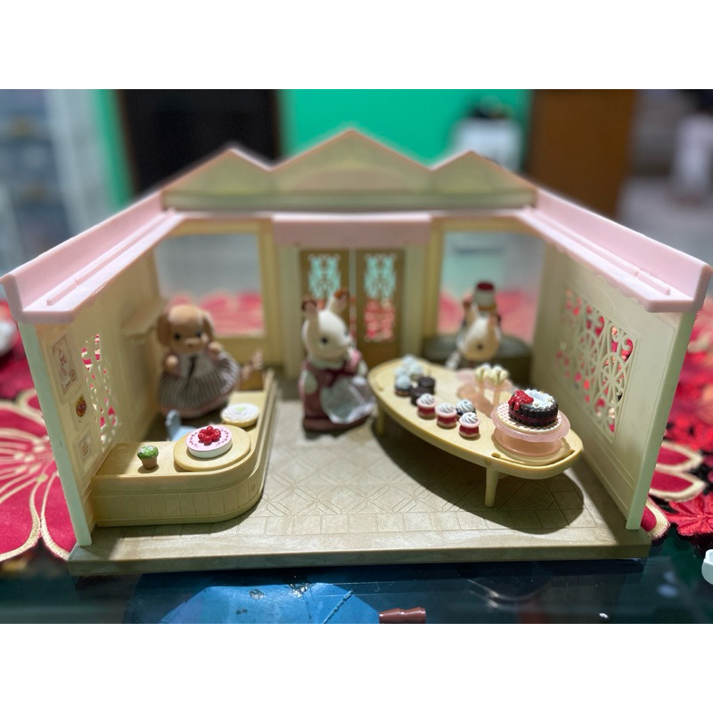 preloved sylvanian village cake shop