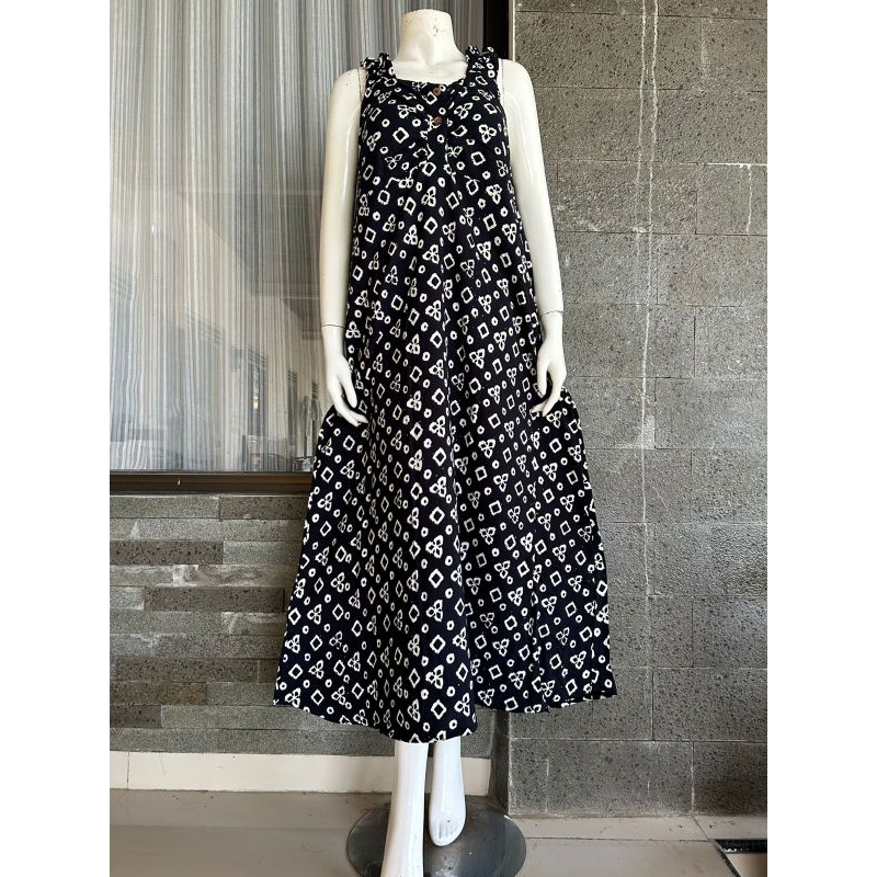 TL Naomi cap//daster//tanpa lengan daster solo bahan adem