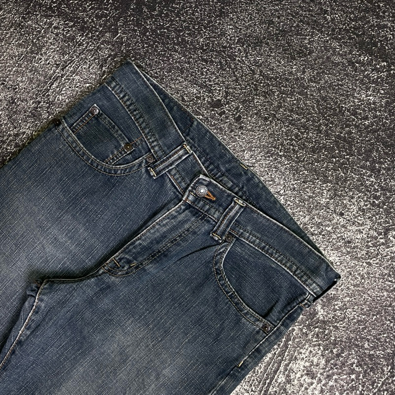 Celana jeans GL Heart fadding