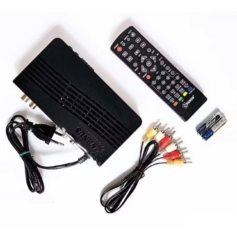 Set Top Box DVBT2 VENUS CABAI RAWIT Digital STB Receiver Antena Digital UHF TV T2 STB Venus