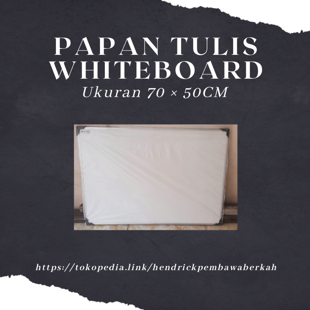 

Papan Tulis Whiteboard 70 x 50 CM