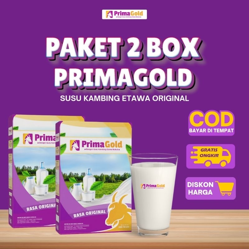 

PRIMAGOLD SUSU ETAWA ORIGINAL PAKET 2 BOX