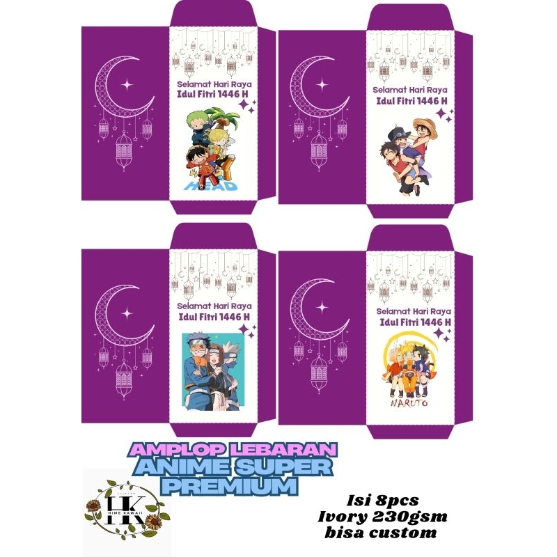 

Amplop Lebaran Anime Super Premium Selamat Hari Raya Idul Fitri 1446H Kartun Anak Super Premium Berkelas Angpao Elegan Oldmoney