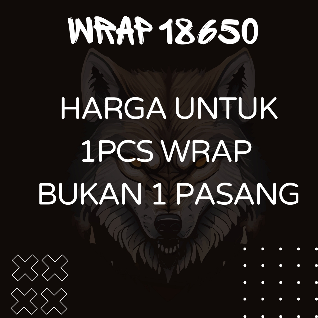 

WRAP BATERAI 18650 SERi SINCAN