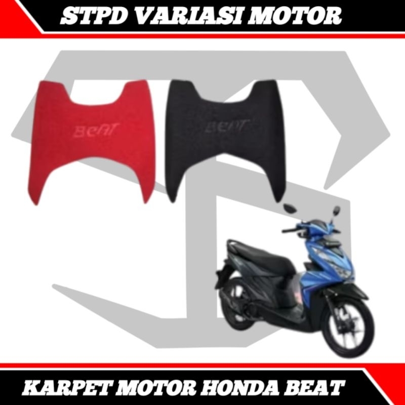 Karpet Motor Beat Karpet Motor Beat FI Keset Motor Beat Fi Led 2020 2021 2022 Tebal Dan Berkualitas