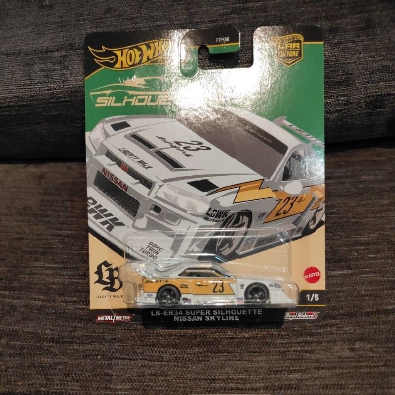 Hotwheels Silhouette LBWK R34 (FREE PROTEKTOR)